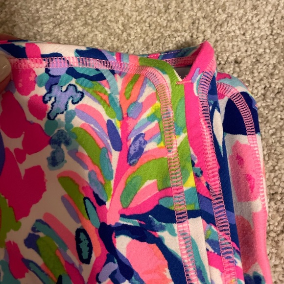 🦄 Lilly Pulitzer Gumbo Limbo Luxletic Weekender High Rise Leggings EUC - Picture 6 of 9